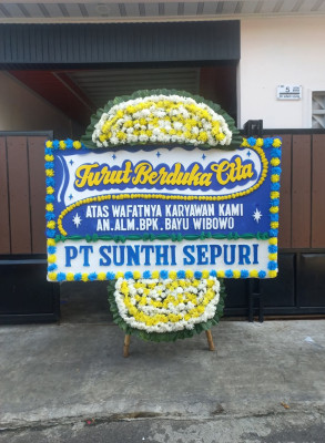 Papan Bunga Duka di Kohod