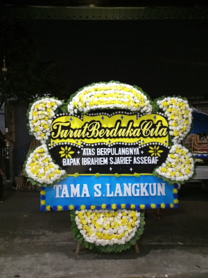 Papan Bunga Duka di Kohod